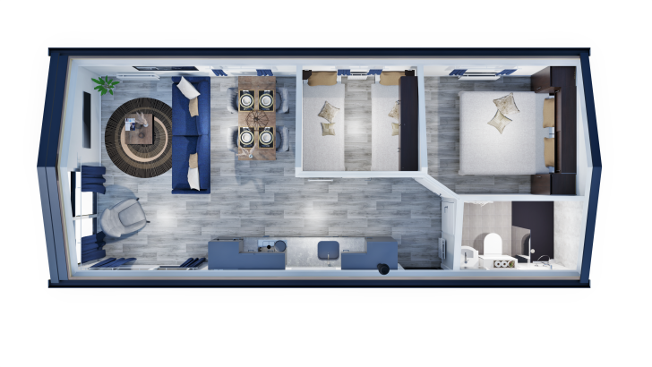 Chalet Comfort plattegrond.png