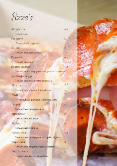 pizza's 25